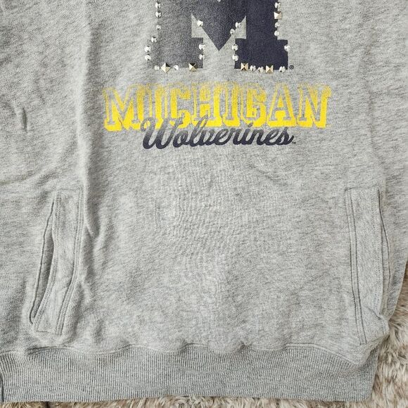 Victoria's Secret PINK Jones & Mitchell University of Michigan Hoodie Size Large - Picture 2 of 11